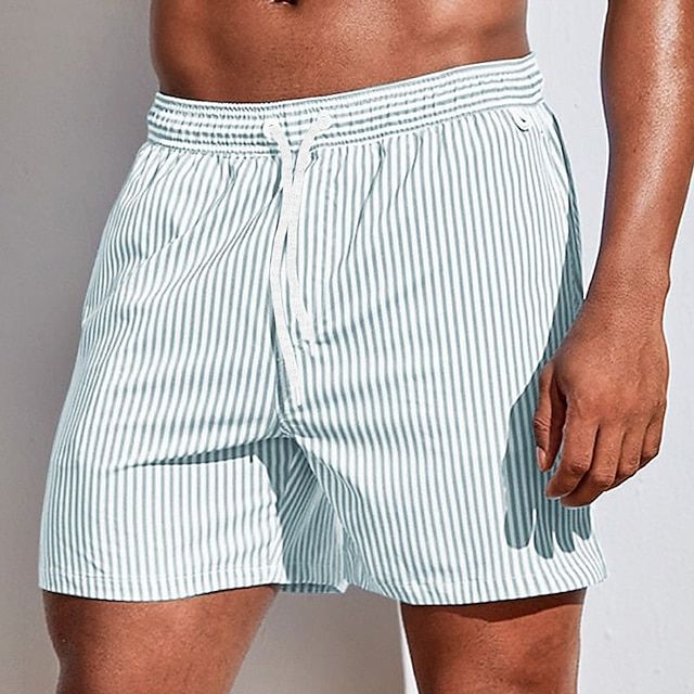 Short de Bain Marin Max | Rayures Élégantes & Confort Optimal pour Homme 1