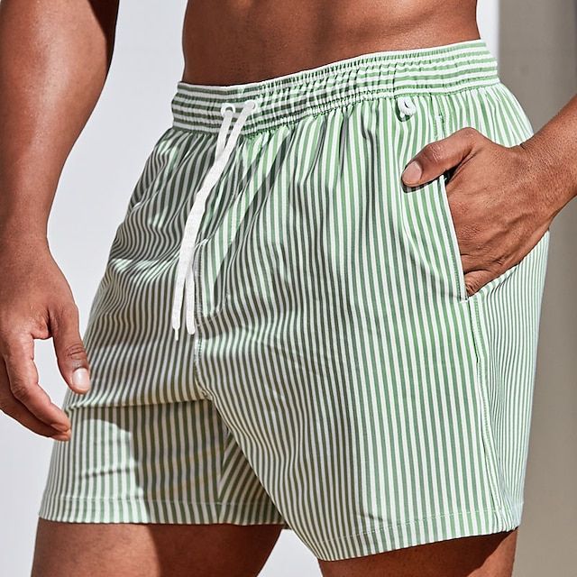 Short de Bain Marin Max | Rayures Élégantes & Confort Optimal pour Homme 4