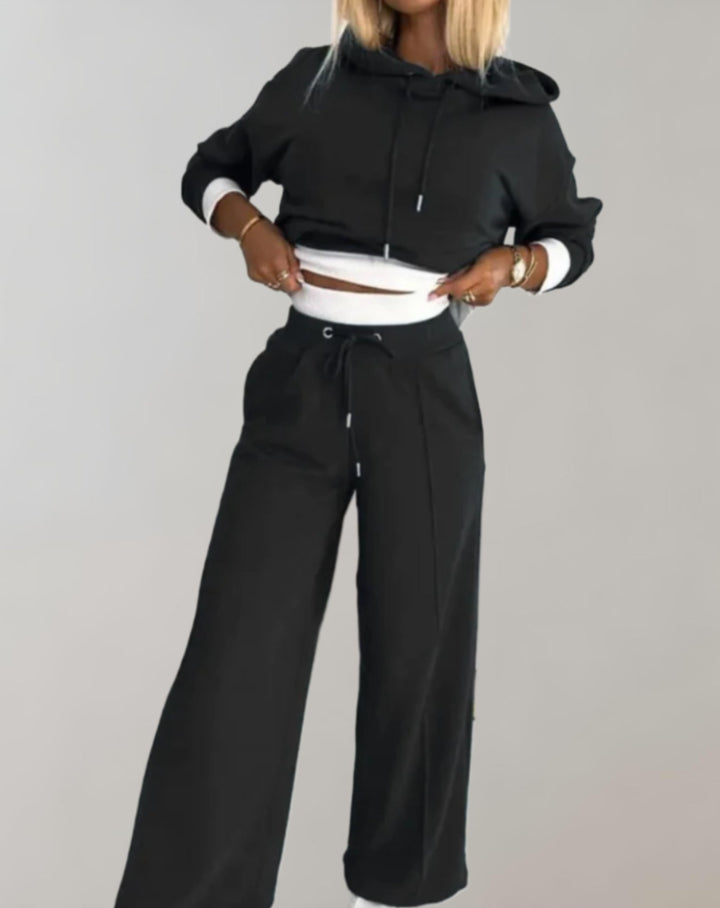 Survêtement Nina | Ensemble Jogging Femme, Hoodie Décontracté et Pantalon Large 0
