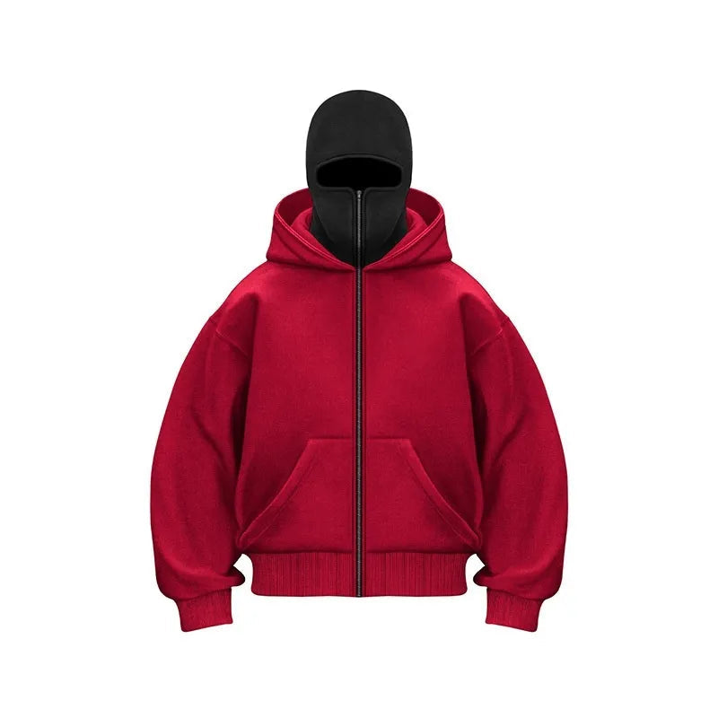 Sweat à Capuche Joep | Oversize en Coton & Polyester avec Masque Amovible 3