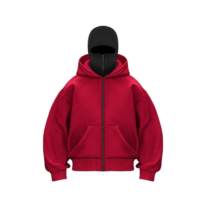 Sweat à Capuche Joep | Oversize en Coton & Polyester avec Masque Amovible 3