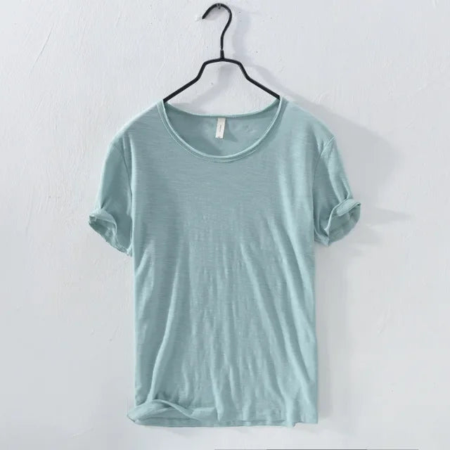T-Shirt Slim Fit Léon | Coton Doux & Élégant, Idéal pour Hommes 0