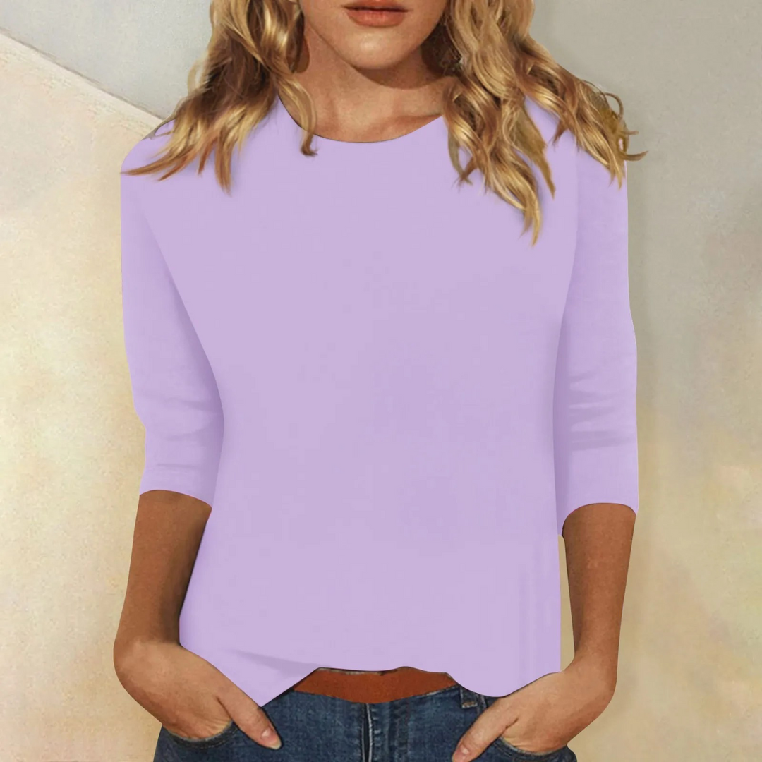 T-shirt long Femme | Col rond classique, manches longues 2