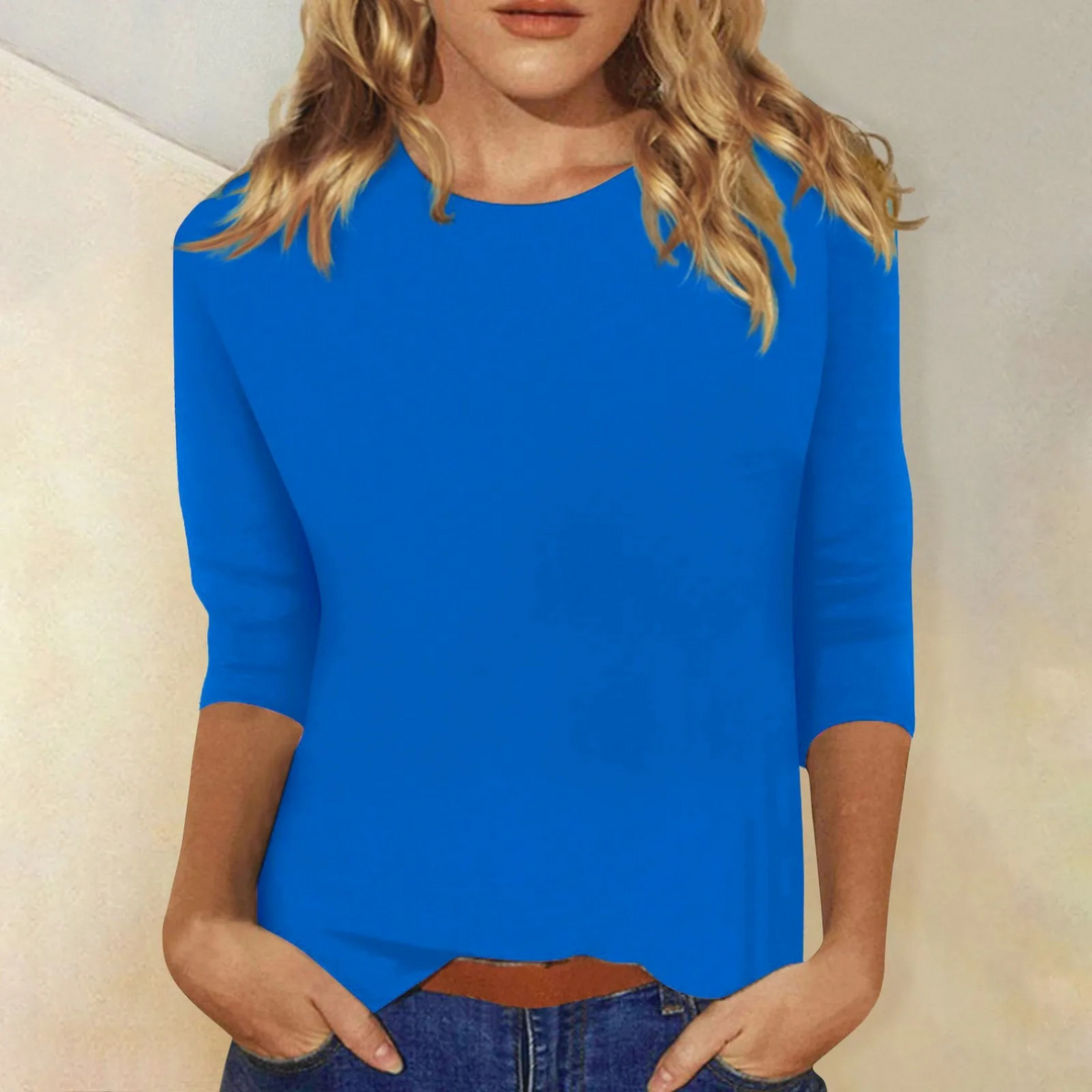 T-shirt long Femme | Col rond classique, manches longues 4