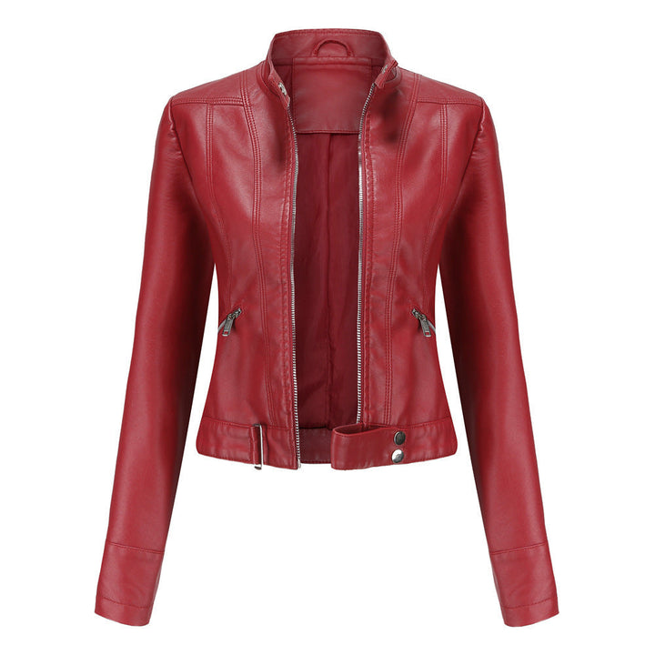 Veste Cuir Camille | Coupe Cintrée, Esprit Motard Femme 4