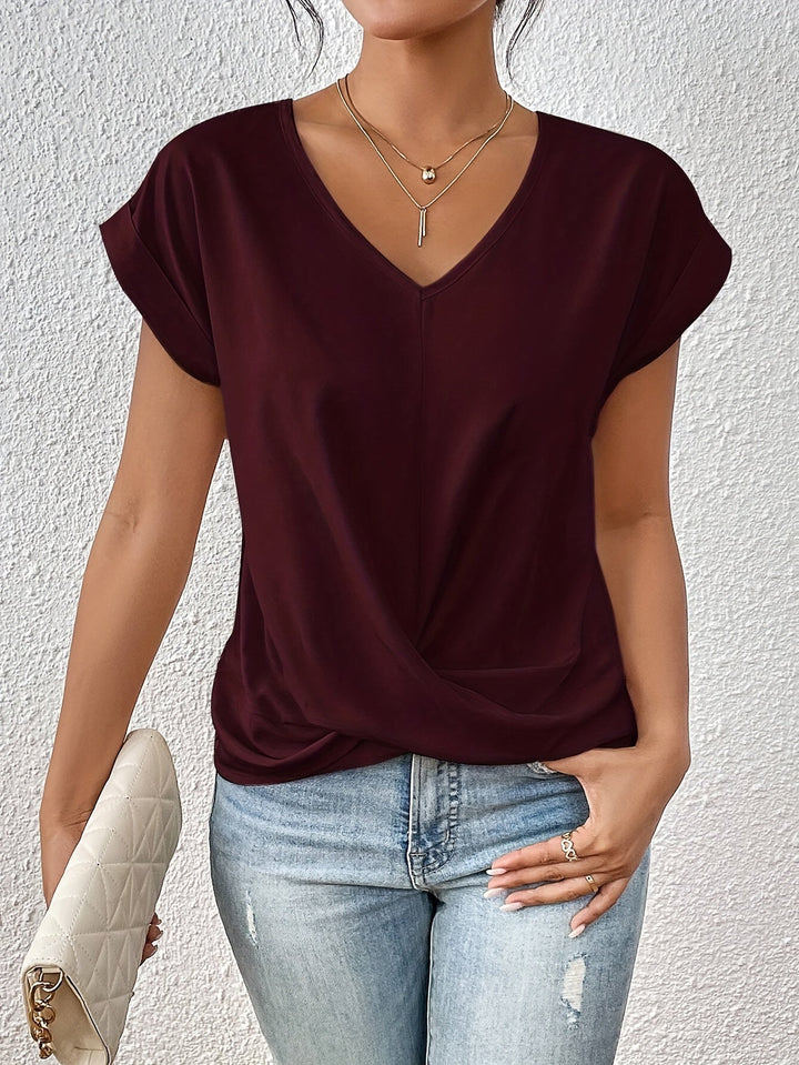 Tee Shirt Coeur Mira | Encolure Cœur & Matière Aérienne 3