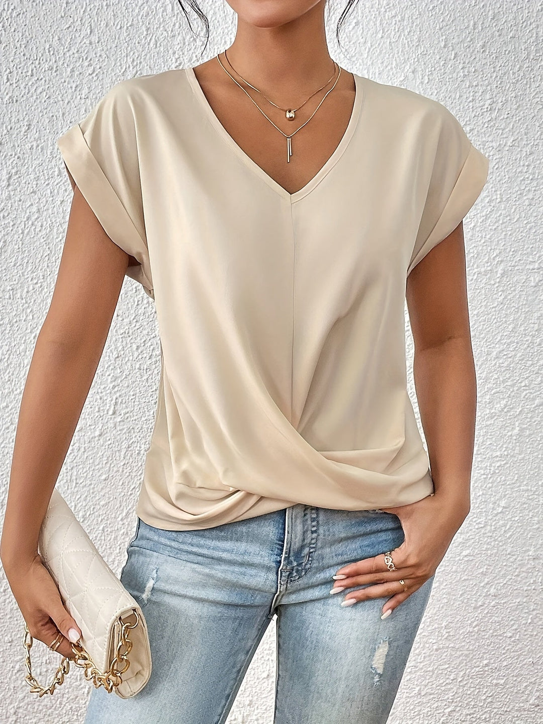 Tee Shirt Coeur Mira | Encolure Cœur & Matière Aérienne 7