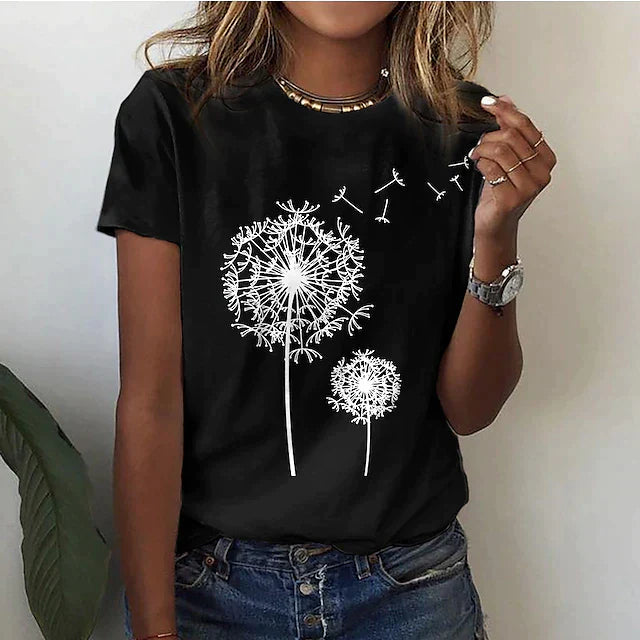 Tee Shirt Femme Manon | Col Rond, Manches Courtes, Design Minimaliste 0
