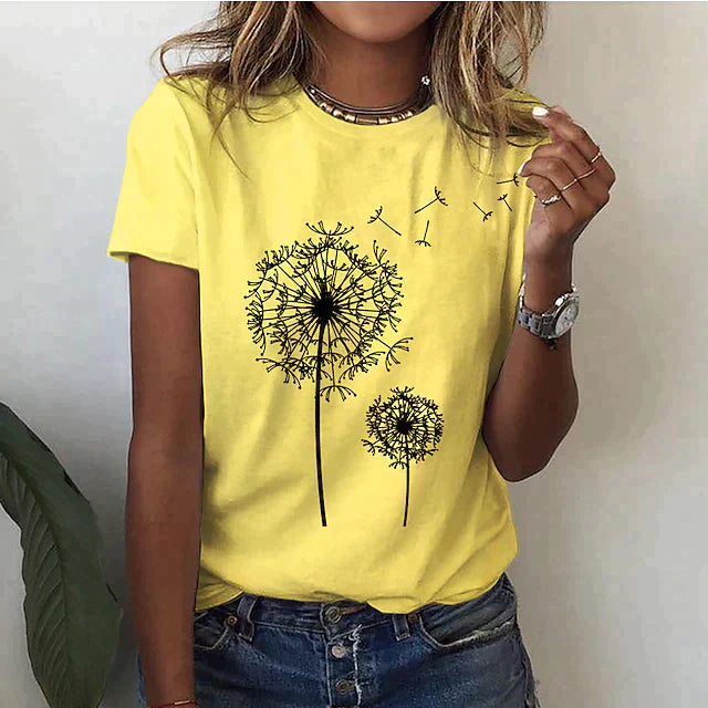 Tee Shirt Femme Manon | Col Rond, Manches Courtes, Design Minimaliste 2