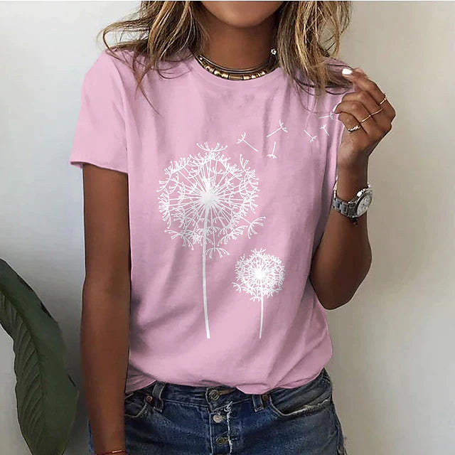 Tee Shirt Femme Manon | Col Rond, Manches Courtes, Design Minimaliste 3