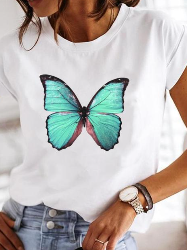 Tee Shirt Femme Tara | Motif Imprimé, Manches Courtes, Coupe Régulière 1