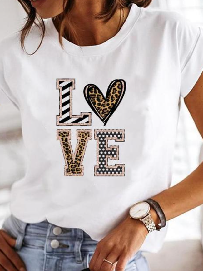 Tee Shirt Femme Tara | Motif Imprimé, Manches Courtes, Coupe Régulière 2