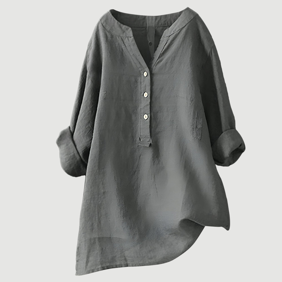 Top Lina en Lin Léger | Style Ample, Décontracté pour Femme 2