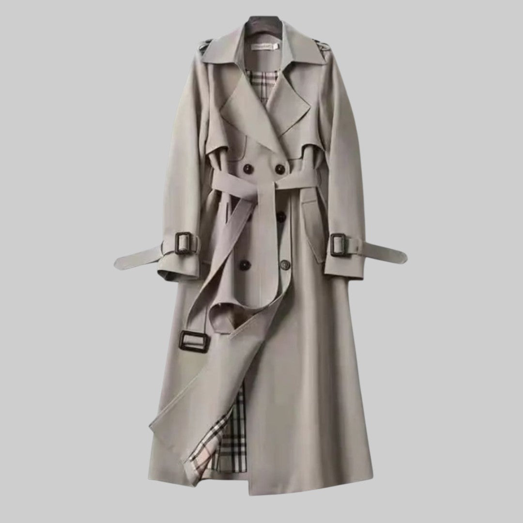 Trench Coat Maëva Femme | Beige, Double Boutonnage & Ceinture Ajustable 3