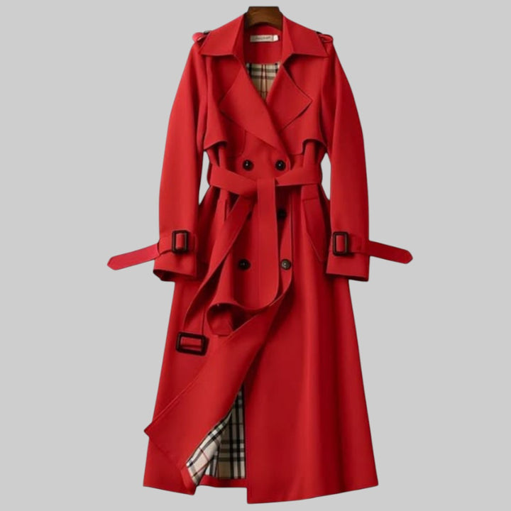 Trench Coat Maëva Femme | Beige, Double Boutonnage & Ceinture Ajustable 4