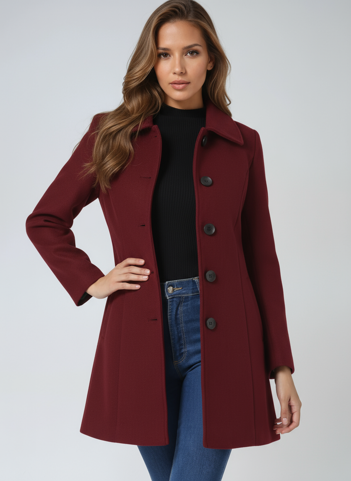 Trench d'Hiver Élégant pour Femmes | Coupe Ajustée, Col Structuré 5