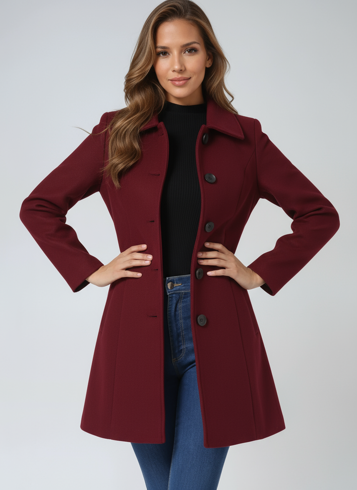 Trench d'Hiver Élégant pour Femmes | Coupe Ajustée, Col Structuré 6