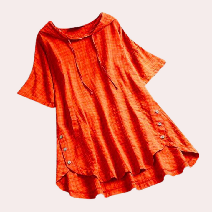Tunique Ava | Légère, manches courtes, design asymétrique 5
