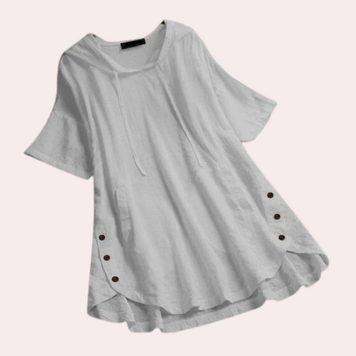 Tunique Ava | Légère, manches courtes, design asymétrique 6