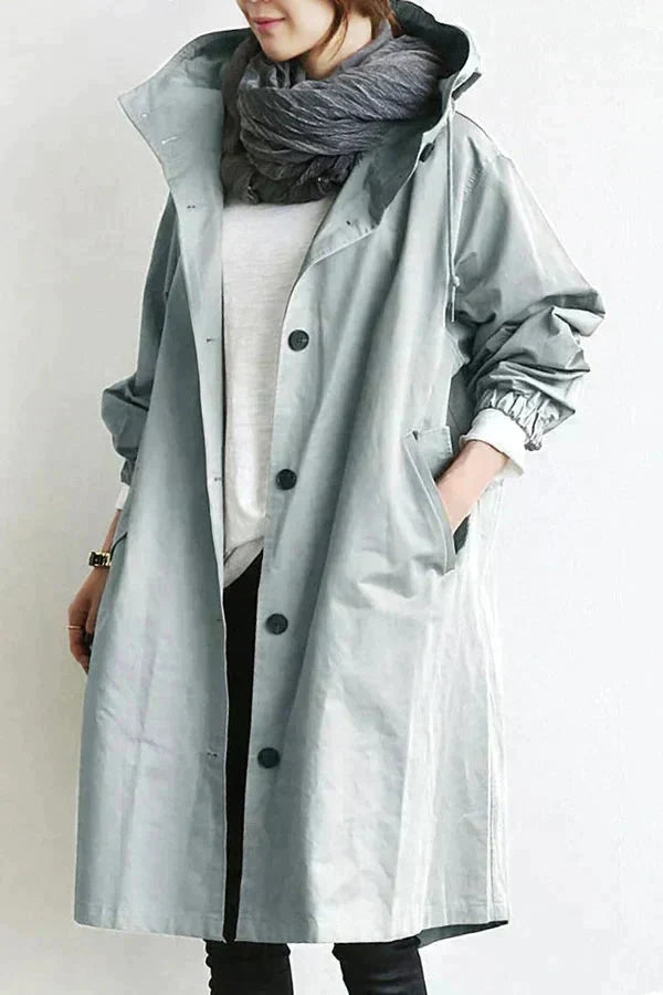 Imperméable Oversize Chloé | Déperlant, Capuche Femme 0