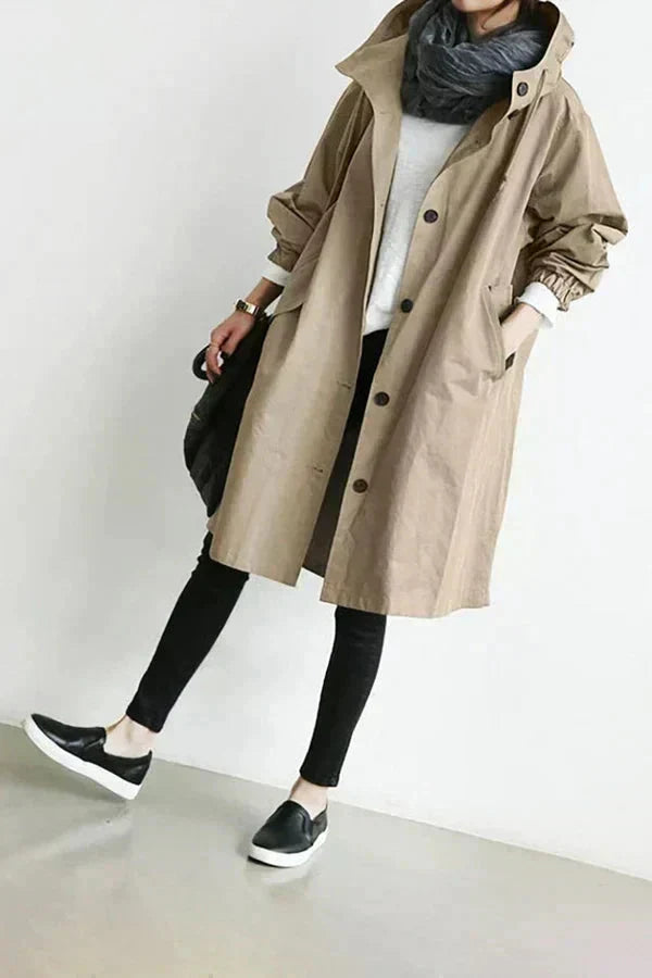 Imperméable Oversize Chloé | Déperlant, Capuche Femme 4