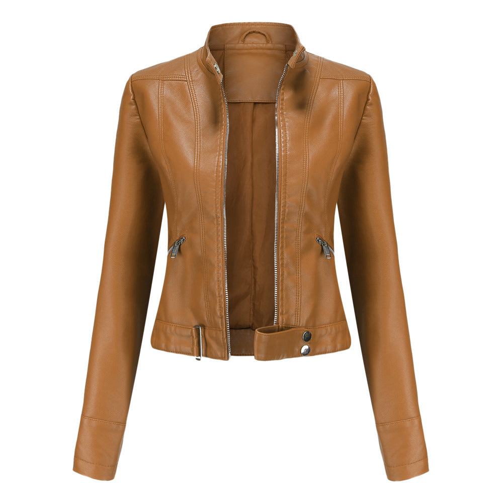 Veste Élise en cuir vegan | Coupe cintrée élégante 1