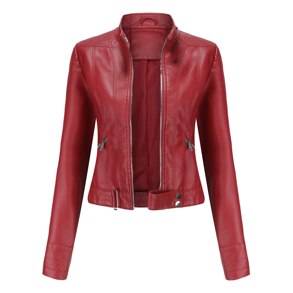 Veste Élise en cuir vegan | Coupe cintrée élégante 4