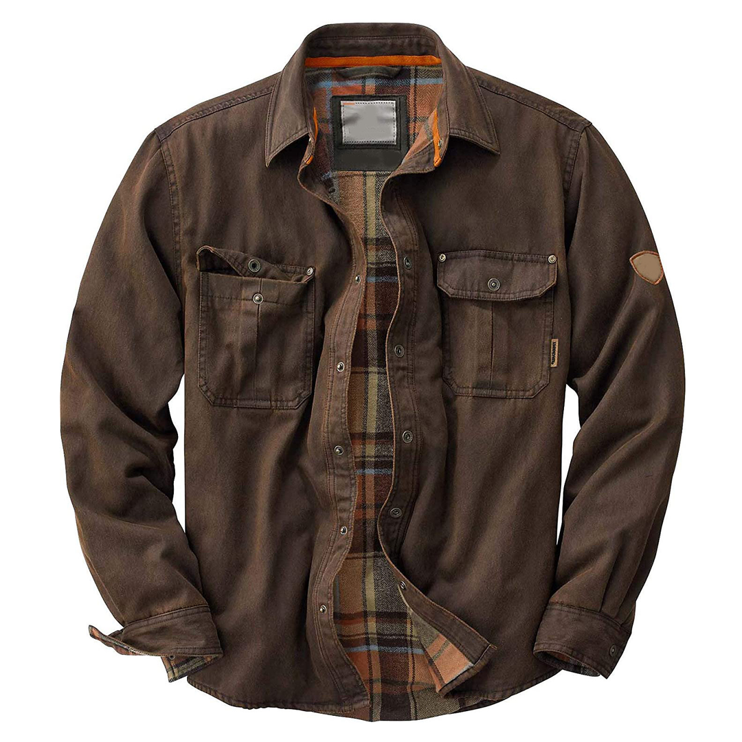 Veste Trucker Maxime | Tissu Ciré Résistant à l’Eau et au Vent 7