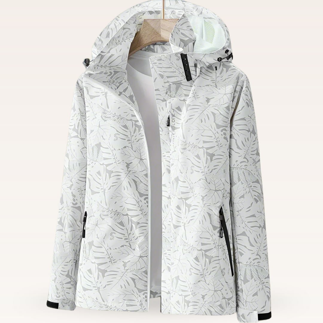 Veste d'été Moreau Lyon | Tissu léger & motif feuillage féminin 0
