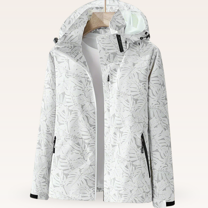Veste d'été Moreau Lyon | Tissu léger & motif feuillage féminin 0