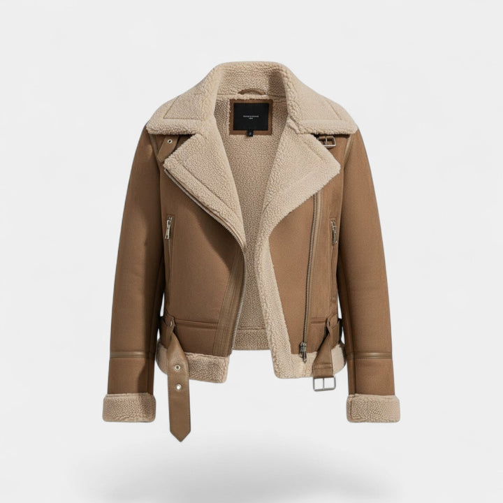 Veste en daim Riche pour femme | Coupe structurée, col à revers 2