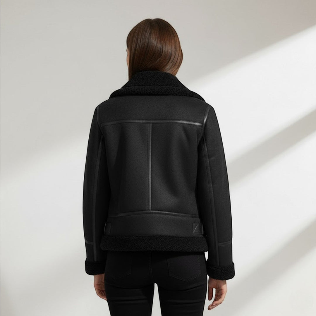 Veste en daim Riche pour femme | Coupe structurée, col à revers 5