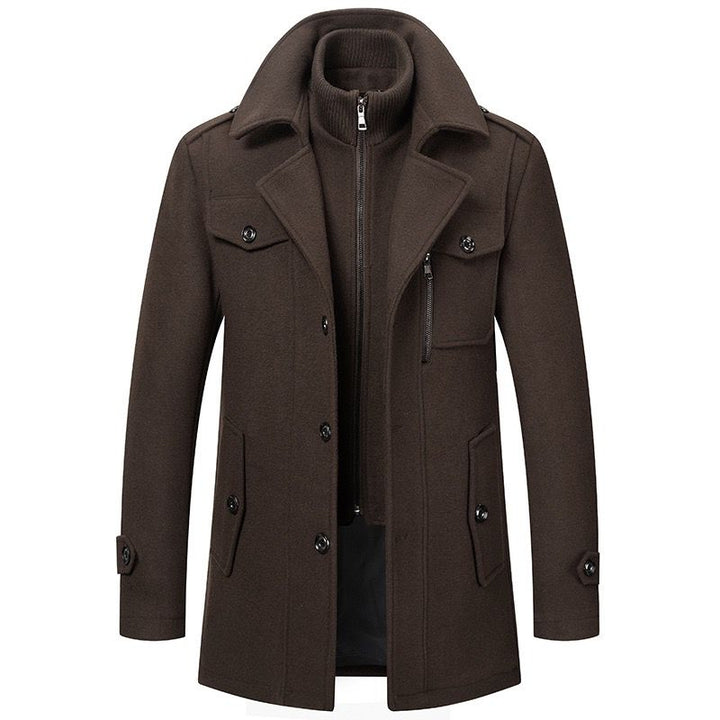 Manteau Enzo | Homme, Doublure Isolante, Épaules Structurées 3