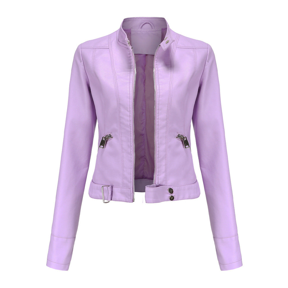 Veste Cuir Camille | Coupe Cintrée, Esprit Motard Femme 3