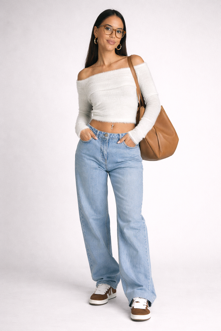 Jean Y2K Femme | Denim Stretch Confortable, Taille Basse