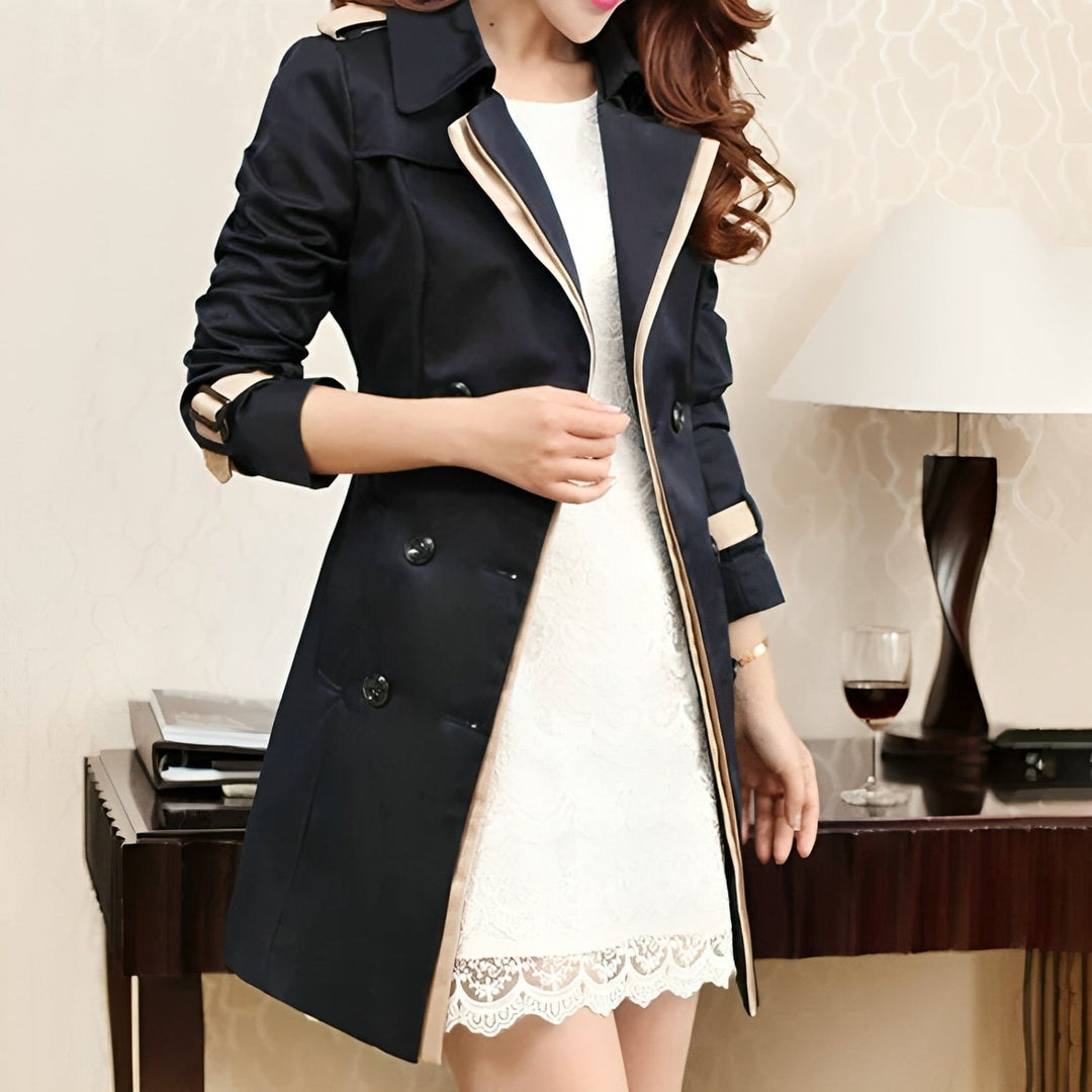 Trench Emma Femme Ceinturé | Double Boutonnage, Coupe Intemporelle 1