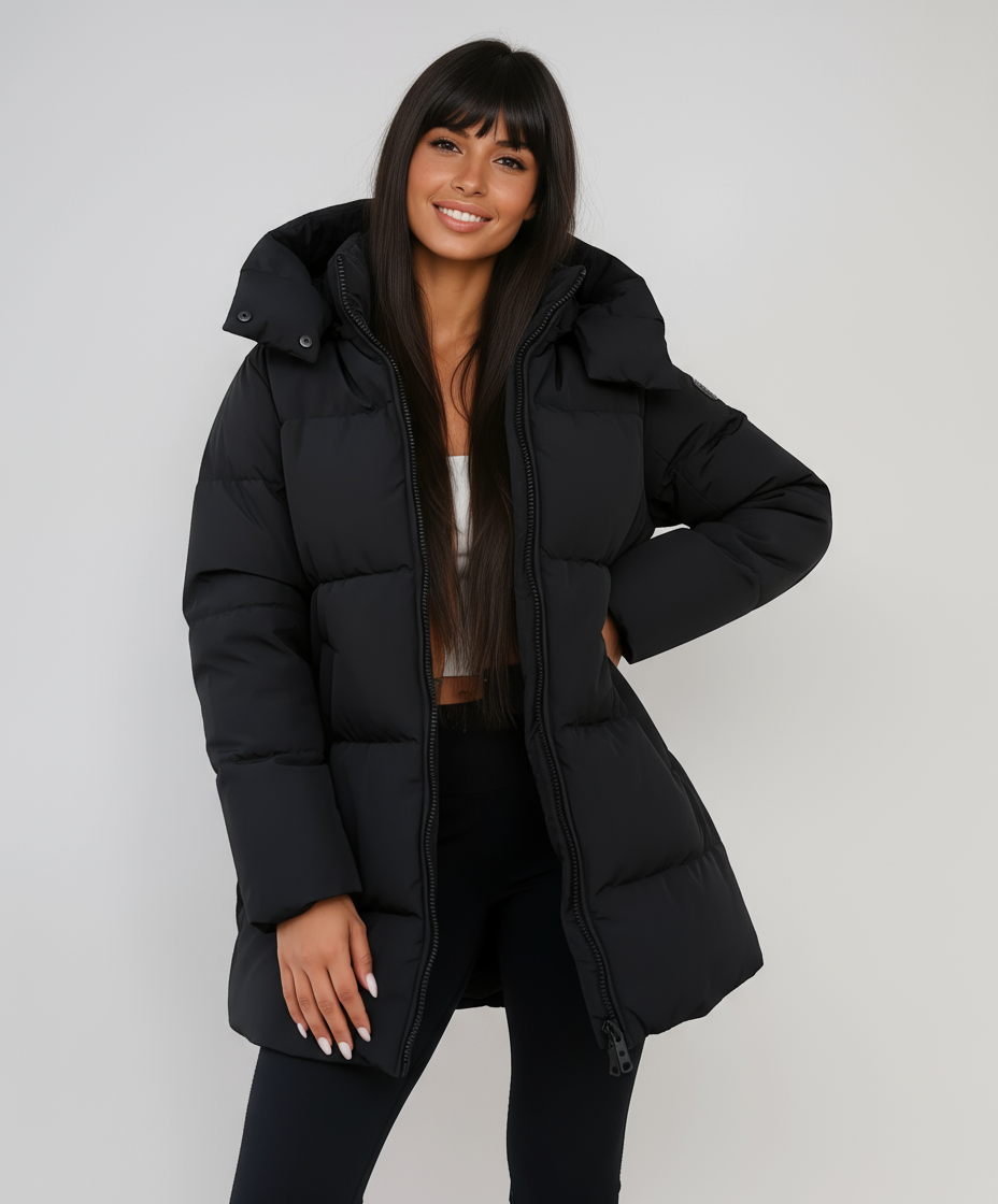 Doudoune Matelassée Louise | Capuche Réglable, Chaude Femme 0