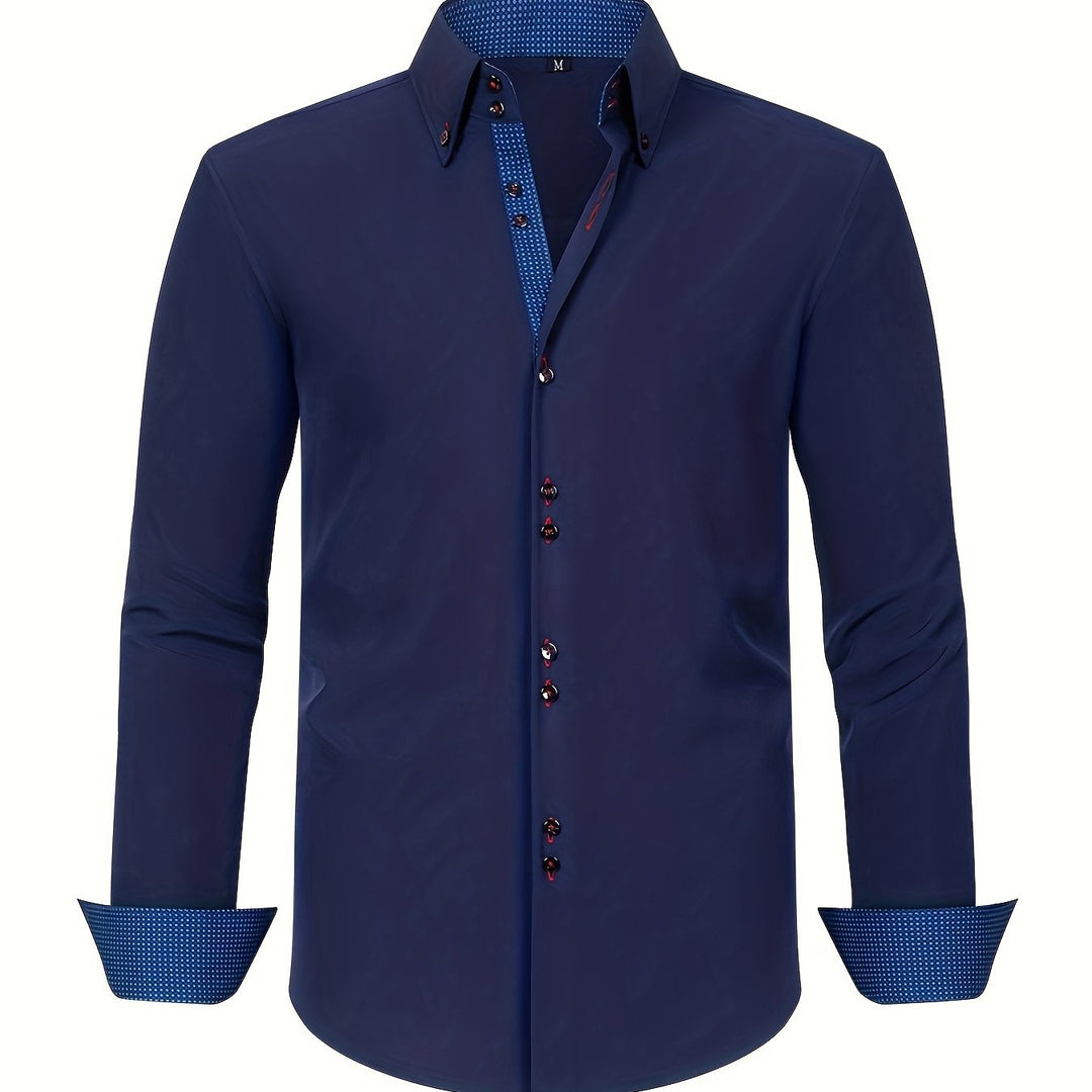 Chemise élégante Arthur Homme | Détails contrastés, coupe légère 2