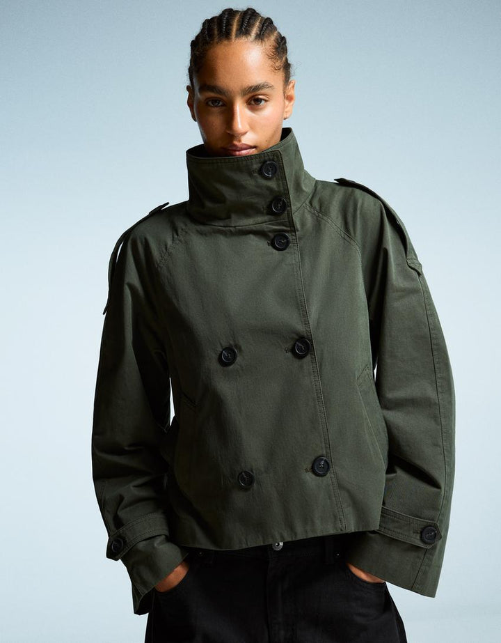 Trench Léger Adèle Femme | Double Boutonnage, Taille Ceinturée 0
