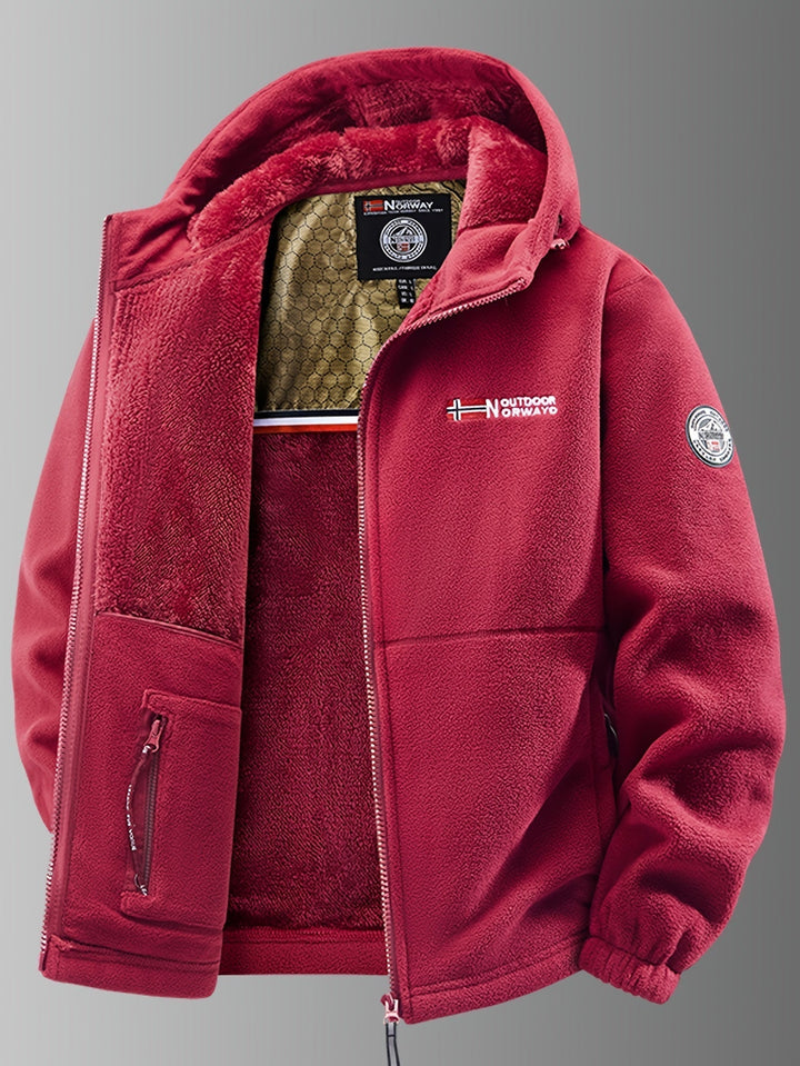 Veste Polaire Thermique Lucas | Homme, Capuche Ajustable et Coupe-Vent 2