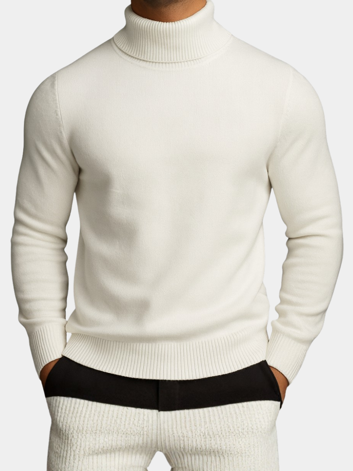 Pull Col Roulé Dolcevita Nicolas Homme | Chaud et Élégant 0