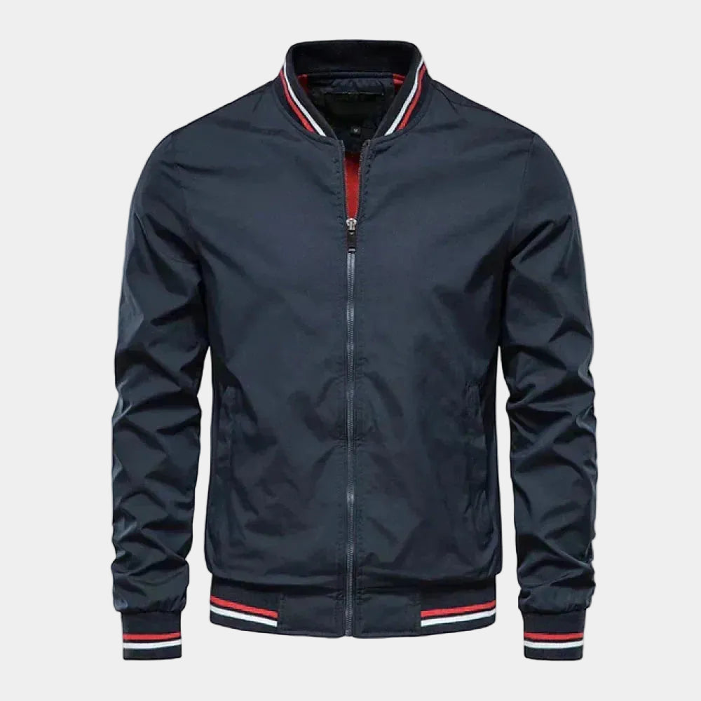 Blouson Bomber Gabriel | Homme, Col Montant Zippé 0