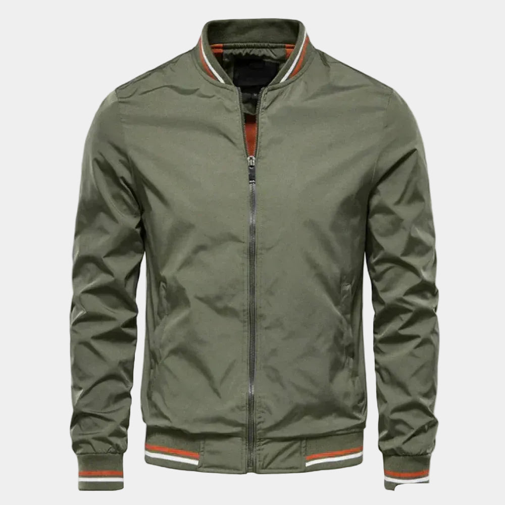 Blouson Bomber Gabriel | Homme, Col Montant Zippé 1