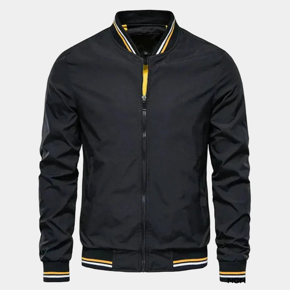 Blouson Bomber Gabriel | Homme, Col Montant Zippé 2