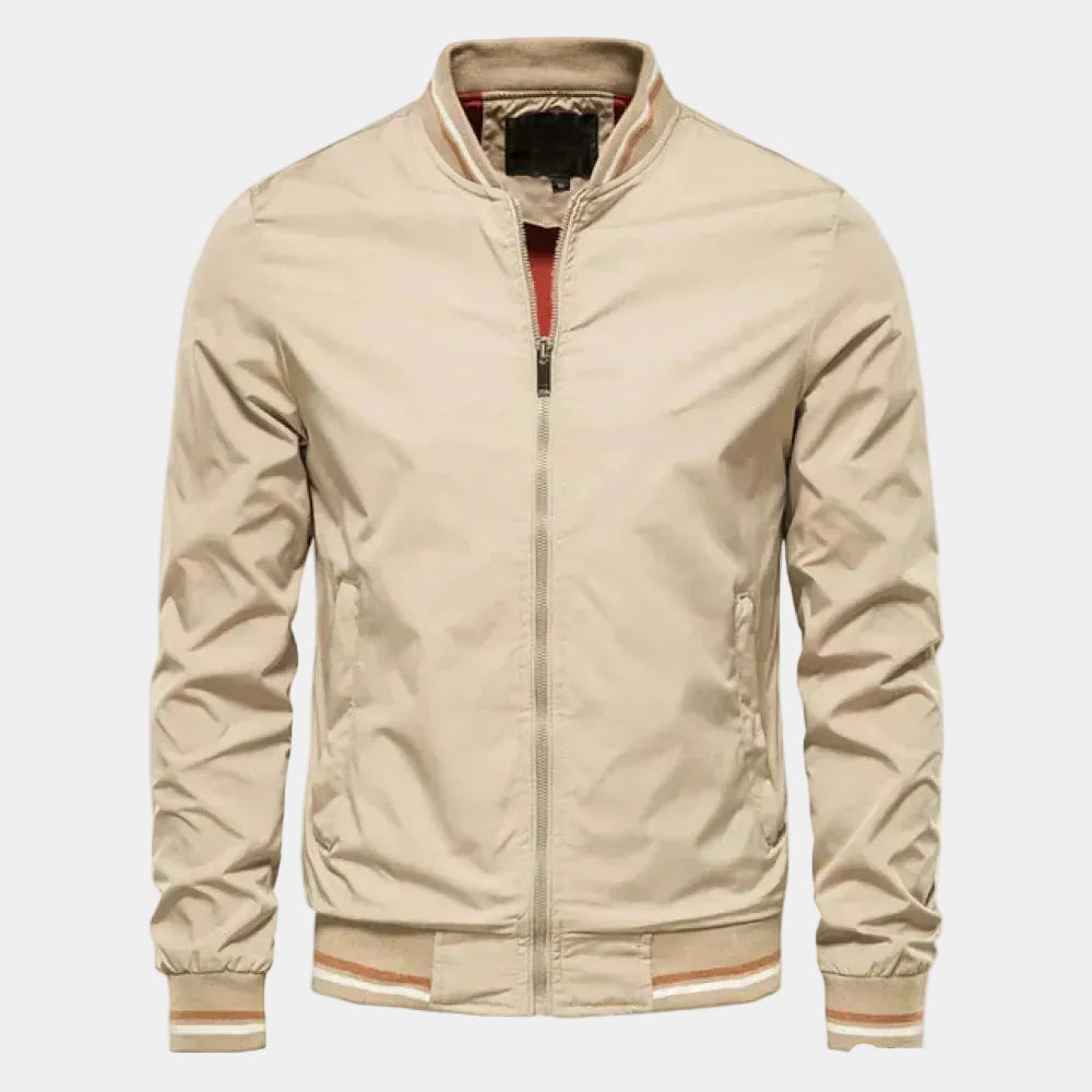 Blouson Bomber Gabriel | Homme, Col Montant Zippé 3