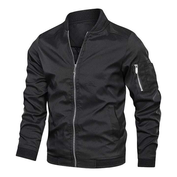 Bomber Enzo | Bords-Côtes Élastiques, Zips Décoratifs Homme 0