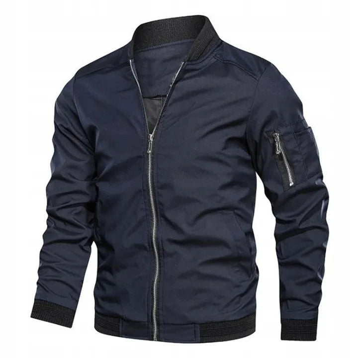 Bomber Enzo | Bords-Côtes Élastiques, Zips Décoratifs Homme 1