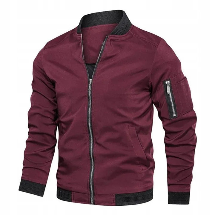 Bomber Enzo | Bords-Côtes Élastiques, Zips Décoratifs Homme 2