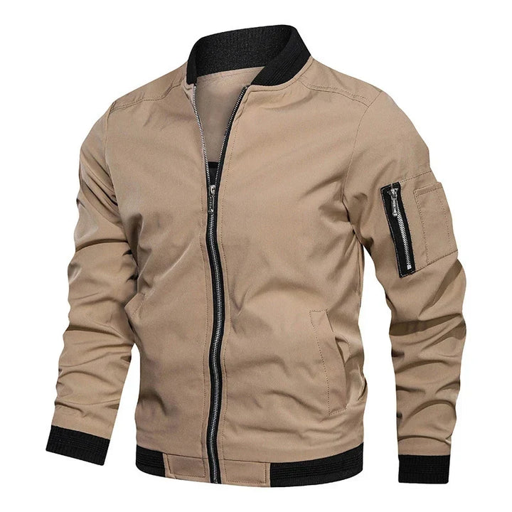 Bomber Enzo | Bords-Côtes Élastiques, Zips Décoratifs Homme 3