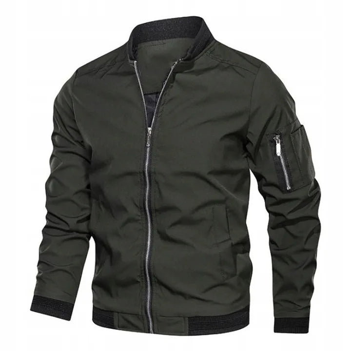 Bomber Enzo | Bords-Côtes Élastiques, Zips Décoratifs Homme 4